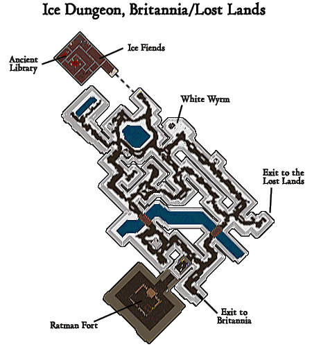 Ice Dungeon Map