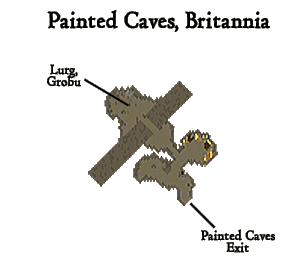 Painted Caves Map