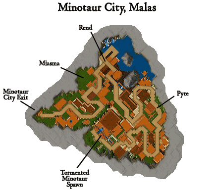 Minotaur City Map