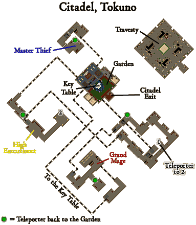 Citadel Dungeon Map