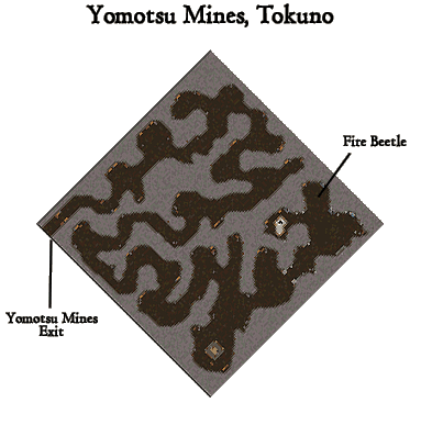 Yomotsu Mines Dungeon Map