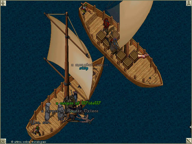 Sea battle near Lord Blackthorne's Castle